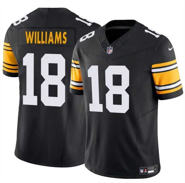 Men & Women & Youth Pittsburgh Steelers #18 Mike Williams Black 2024 F.U.S.E. Alternate Vapor Untouchable Limited Stitched Jersey->pittsburgh steelers->NFL Jersey